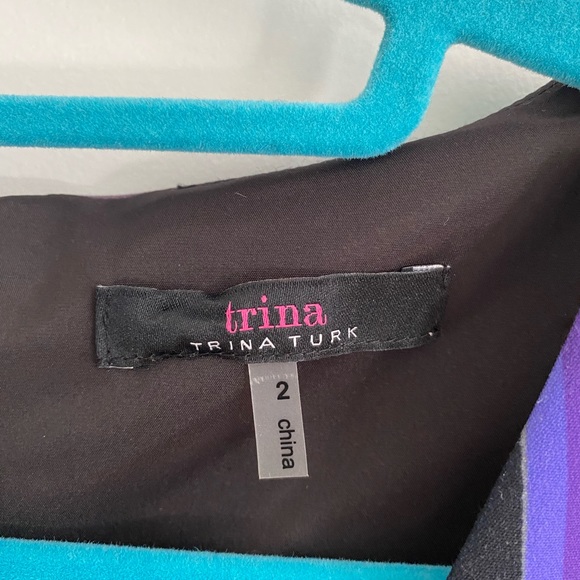 Trina Turk multicolor Jersey dress never worn NWOT - Picture 2 of 3